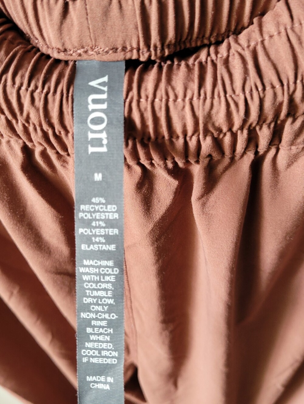 Vuori women's w villa jogger in hazelnut size medium - Picture 3 of 4
